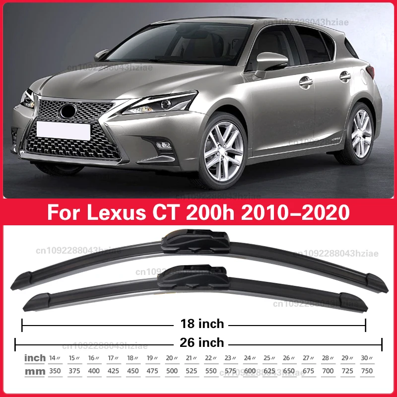 Auto Wischer Klingen Für LEXUS CT 200h CT200h 2010-2020 Frontscheibe Scheibenwischer 2014 2015 2016 2017 2018 2019 waren Zubehör
