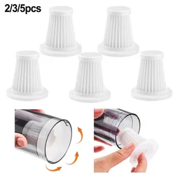 2/3/5Pcs Car Vacuum Cleaner Filter Set Cordless Vacuum Cleaner Washable Filter Handy Handheld Cleaner Tools Accessories