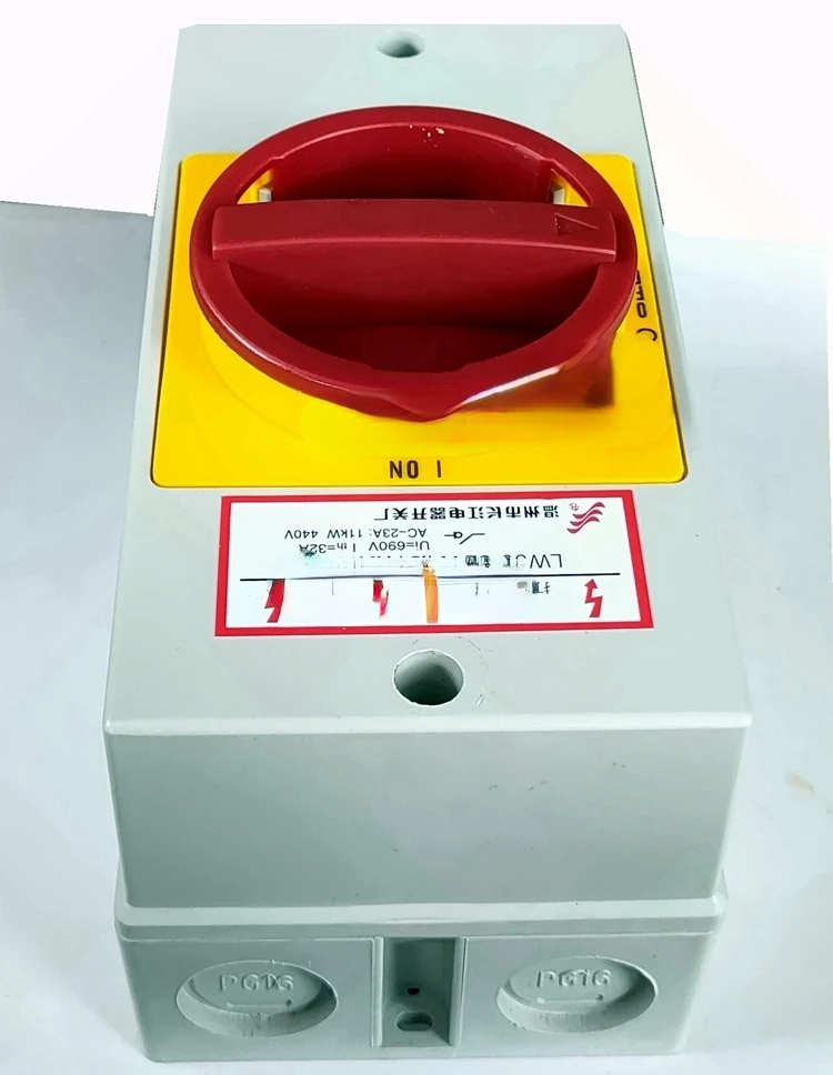 

LW30-32 300011 Load Isolation Waterproof Box Load Circuit Breaker Power Cut Off Main Control Sealed Transfer Switch