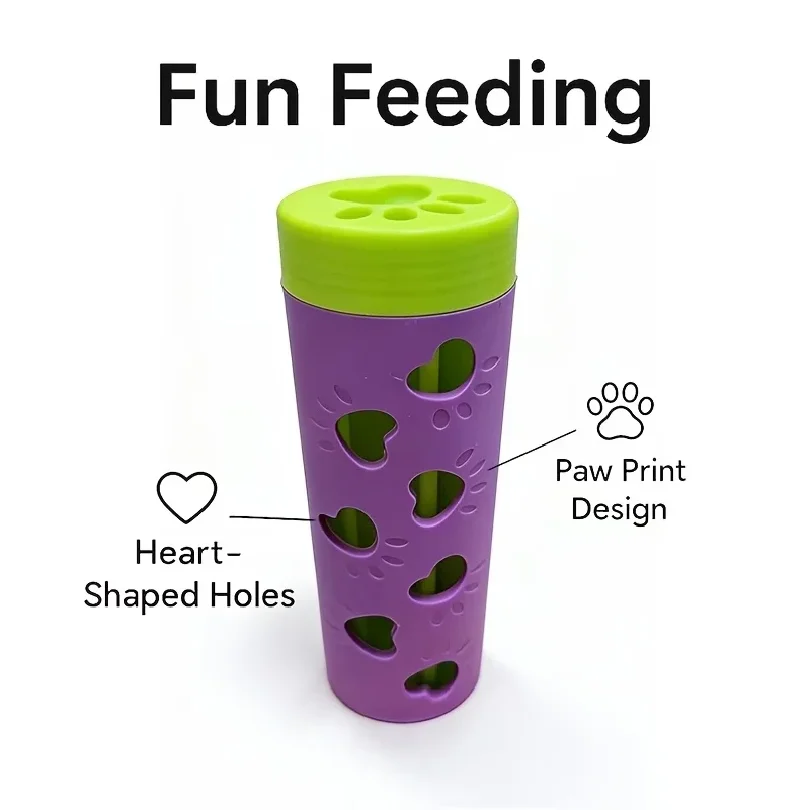 Interactive Detachable Pet Slow Feeder Treat Dispenser | Bite-Resistant Chew Toy for Dogs & Cats, Indoor-Outdoor Use gallery 5