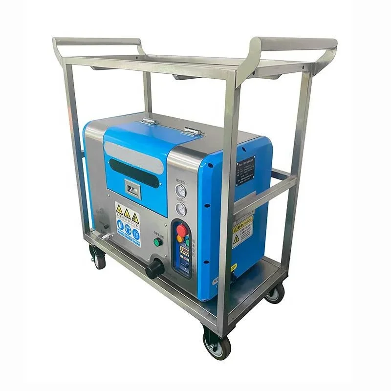 High Efficiency Metal Surface Dry Ice Blasting Portable Descaling Cleaning Machine