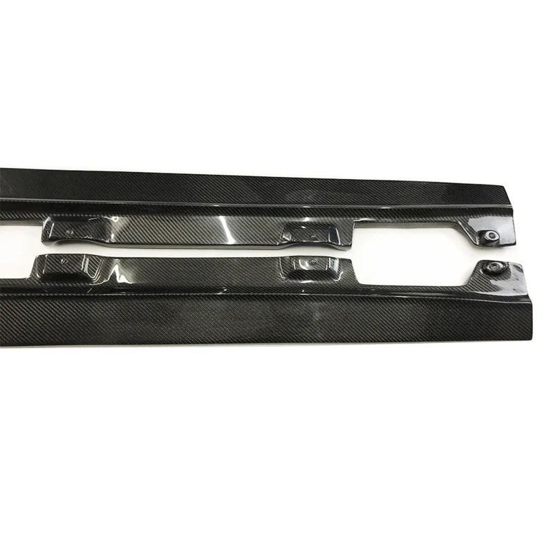 Suitable for Benz C190 AMG GT GTS GTR 2014UP Full Carbon Fiber Side Bumpex Extension Skirt
