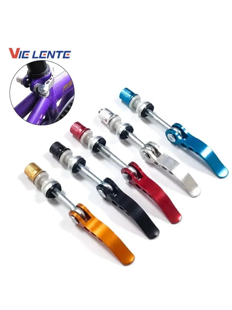AliExpress NONE Mountain Bikes Tool MTB Bicycle Seat Tube Clamp Screw Quick Release Lever Cycling Seat Tube Road Bike Quick Release Universal