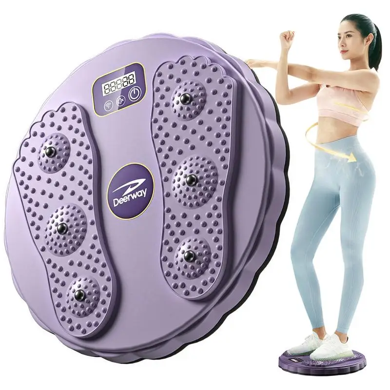 Twist Disc Twisting Disc Exercise Body Shaping Boards LCD Foot Massage Plate Waist Exercise Equipment Fitness Slim Machine