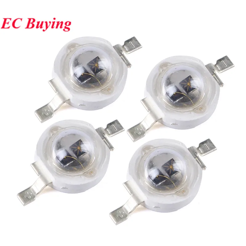 10Pcs/1pc 5W Infrared IR High Power LEDs Emitter CCTV Camera IR Emission Tube Diode for Security LEDs 850nm 940nm 120 degree