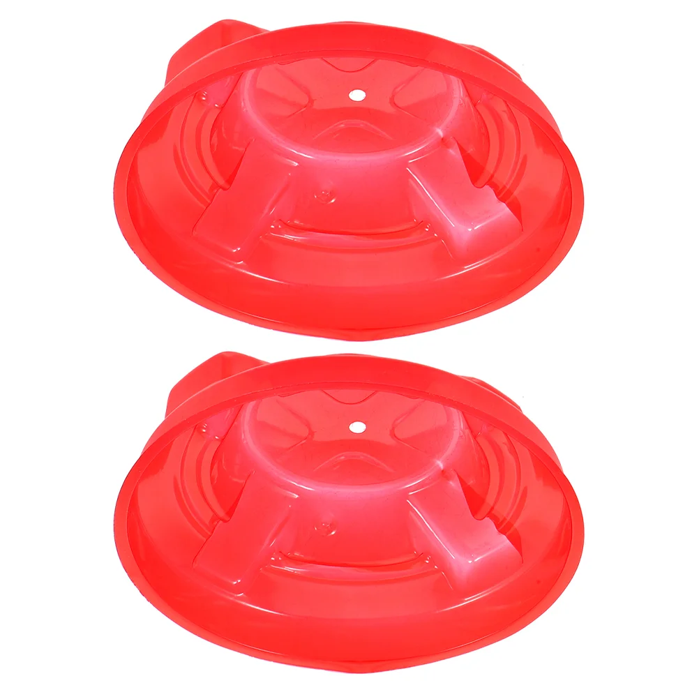 2 Pcs Smoke Dust Cover Alarm for Smoking Replacement Induction Sensation