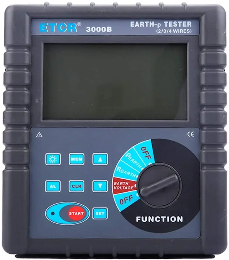 ETCR3000B Earth resistance soil resistivity tester Circuit resistance tester