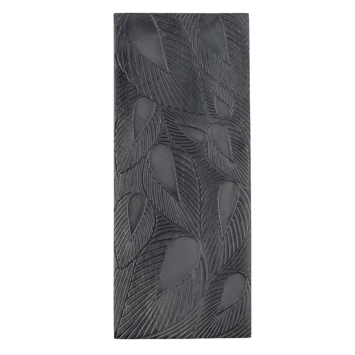 Durston Feathers Pattern Plate Jewelry Custom Metal Art Texture Forming for Pendants & Rings Making