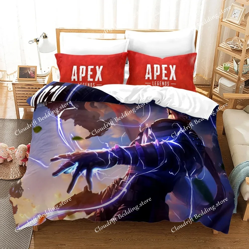 

APEX Legends Bedding Set Single Twin Full Queen King Size Shooting Game Bed Set Aldult Kid Bedroom Duvet cover Sets 3D Print