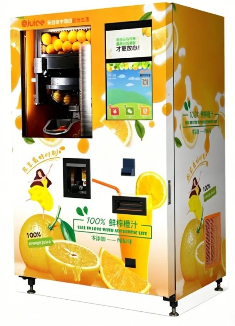 FL Customized Wholesale Lemon Citrus Orange Juice Extractor Orange Juice Vending Machine for Sale