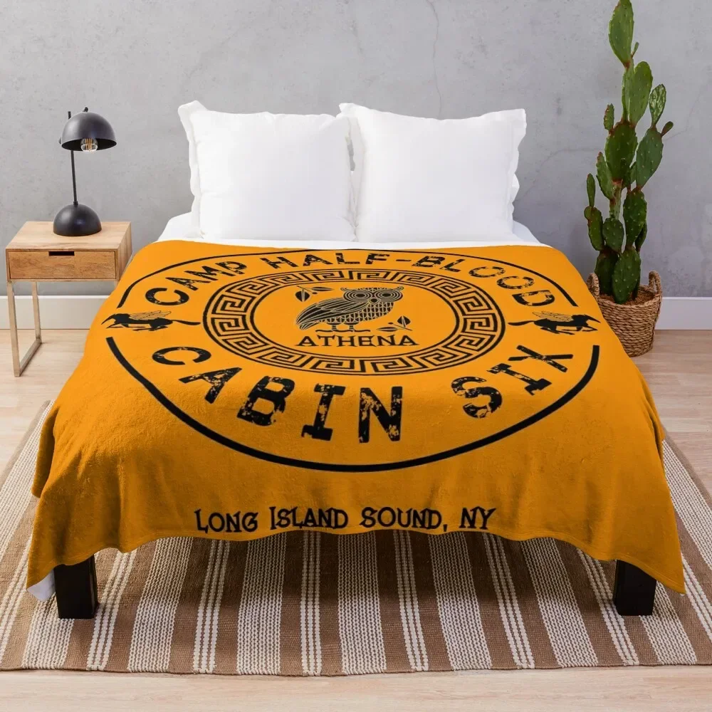 

Cabin Six - Athena - Percy Jackson - Camp Half-Blood Throw Blanket cosplay anime for sofa for winter Blankets