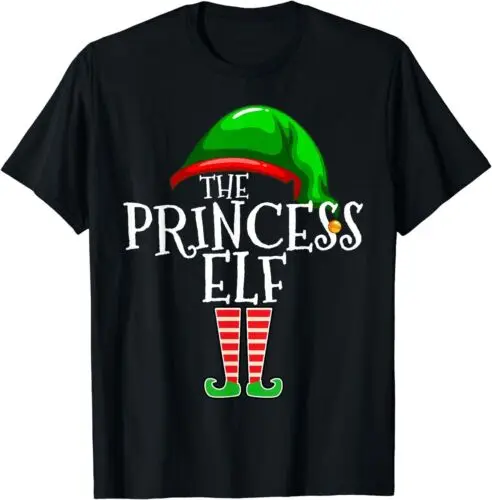 The Princess Elf Group Matching Family Christmas Gift Funny T-Shirt