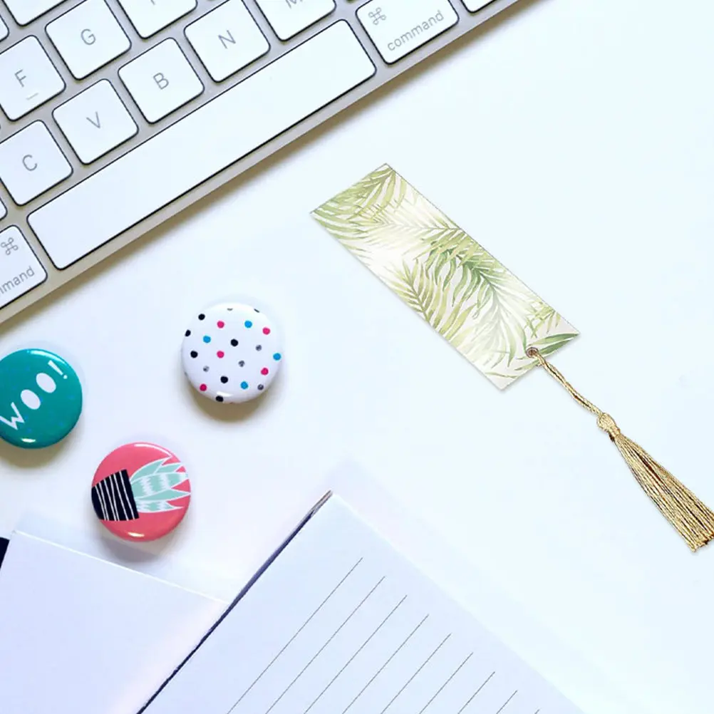 

Набор из 10 разноцветных закладок с кисточками, акриловые заготовки для декоративных закладок, DIY, для любителей чтения, подарочный набор