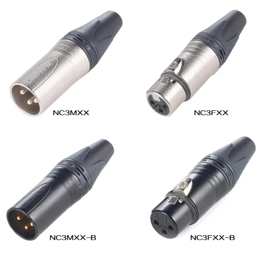 

60PCS/lot brand new FOR NEUTRIK connector 30PCS NC3MXX & 30PCS NC3FXX Male & femelle3PIN XLR Connecteur avec!