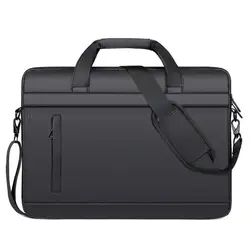 Men Briefcase Bag Business Famous Brand Leather Shoulder Messenger Bags Waterproof Office Handbag 15 inch Laptop bag