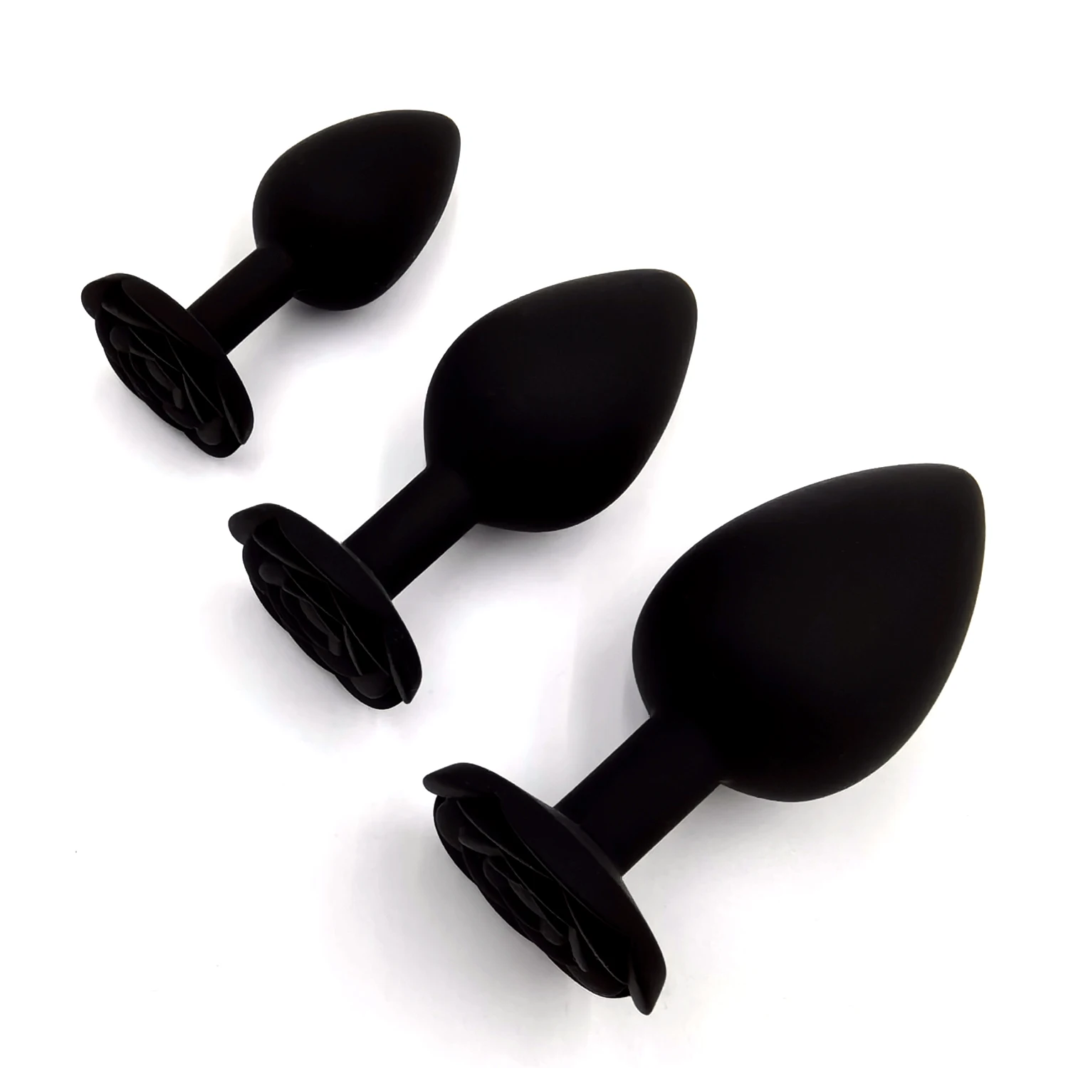 Plug anale a forma di rosa in silicone per principianti ed esperti_voghion.com