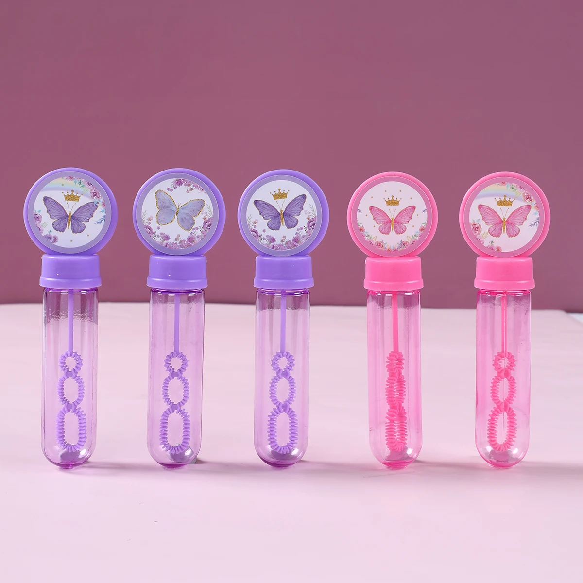 10pcs Butterfly Bubble Tubes Soap Bottle Butterfly Birthday Party Decoration Wedding Birthday Party Supplies Baby Shower Kid Toy