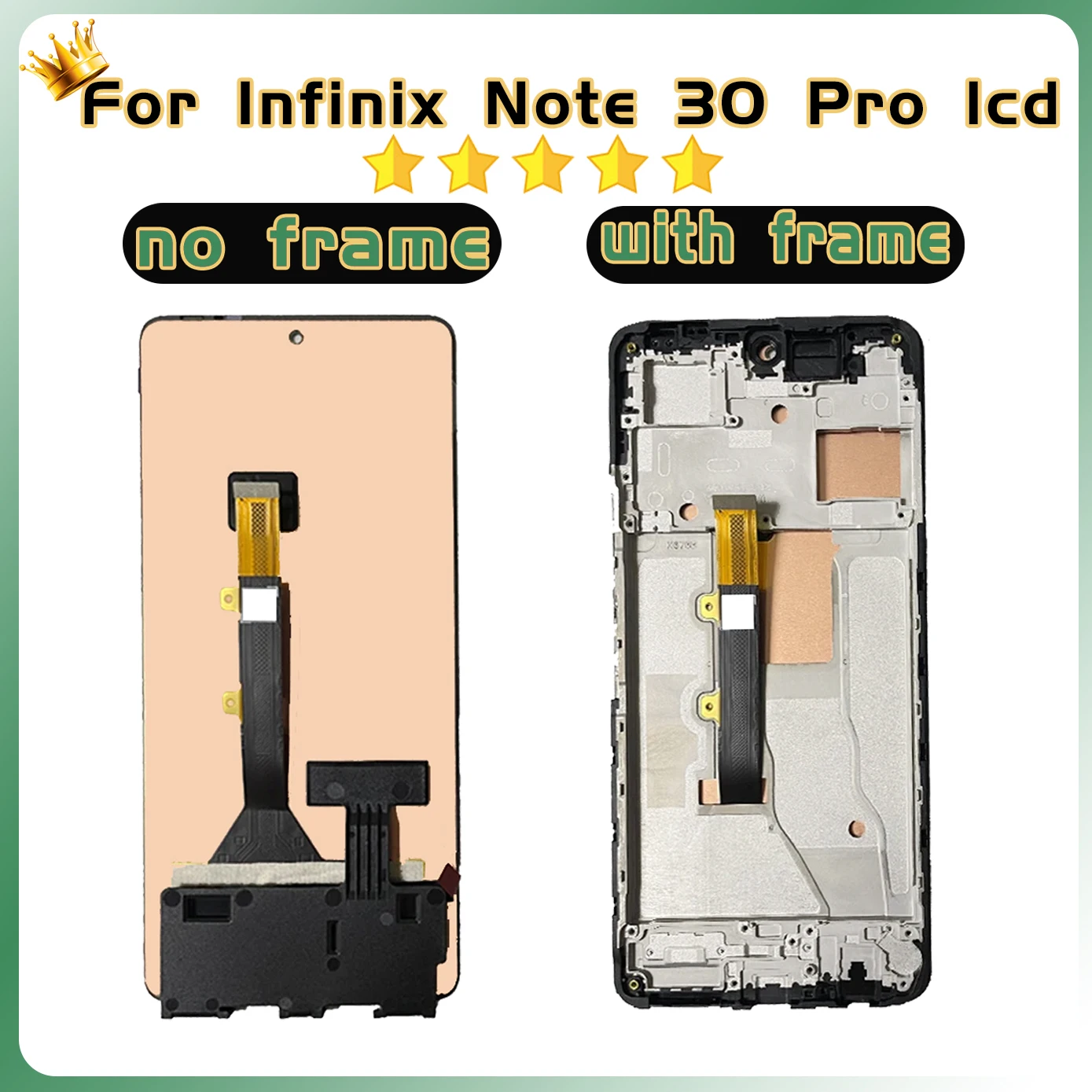 Screen For Infinix Note 30 Pro Display Digitizer For Infinix Note 30 Pro LCD Display Touch X678B Screen Display Replacement