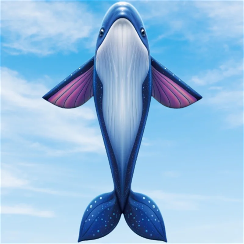 Free shipping Whale Kites outdoor games gardens flying adults kite weifang kite factory outdoor toy fun toys new shape kite koi