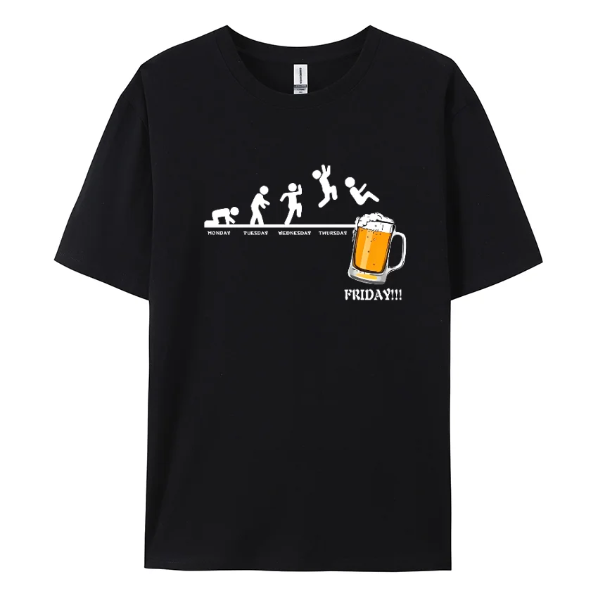 

100% Cotton Funny Letter Print Women's T-Shirt Loose Breathable Fabric Neutral Short Sleeve Fashion Design Top Men