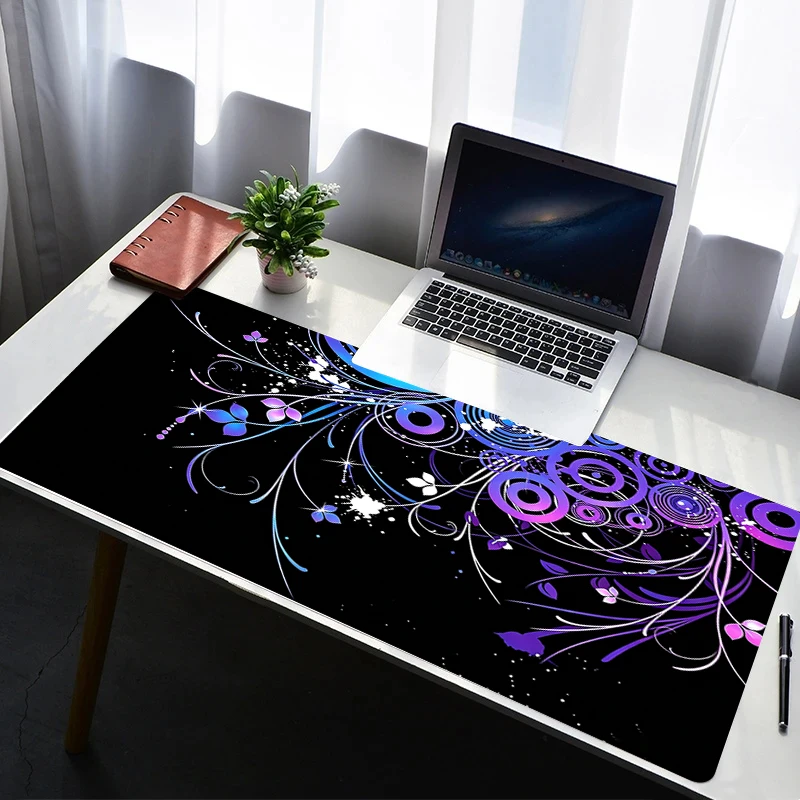Mouse Pad Beautiful Flower Art Large Gamer XXL Keyboard Desk Mouse Mat Carpet Rubber Tapis Souris Gaming Notbook Mousepad
