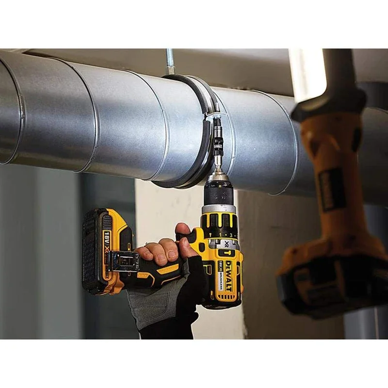Imagem -06 - Dewalt-suporte de Inserção Pivotal Conexão Magnética Forte do Canto Suporte do Bocado do Ângulo Direito Dt70518 Conjunto de 10 Peças Dwara120
