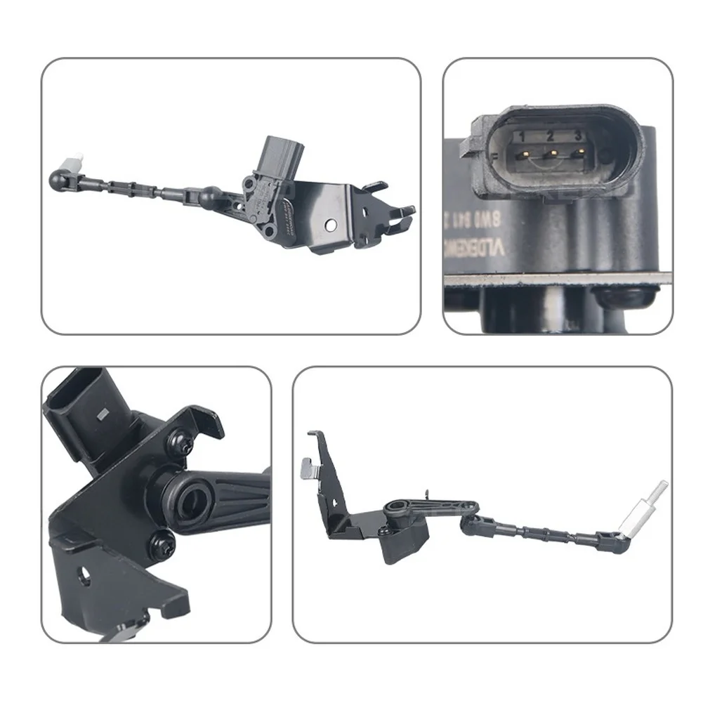 Auto Headlight Sensor Headlight Level Sensor Direct Replacement Plastic And Metal Easy Installation Precise Detection