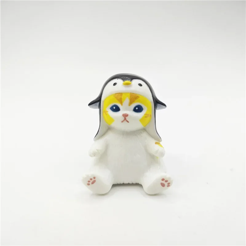 Figurki Mofusand Śliczna figurka PVC z kolekcji Cat-themed Ręcznie robiony model