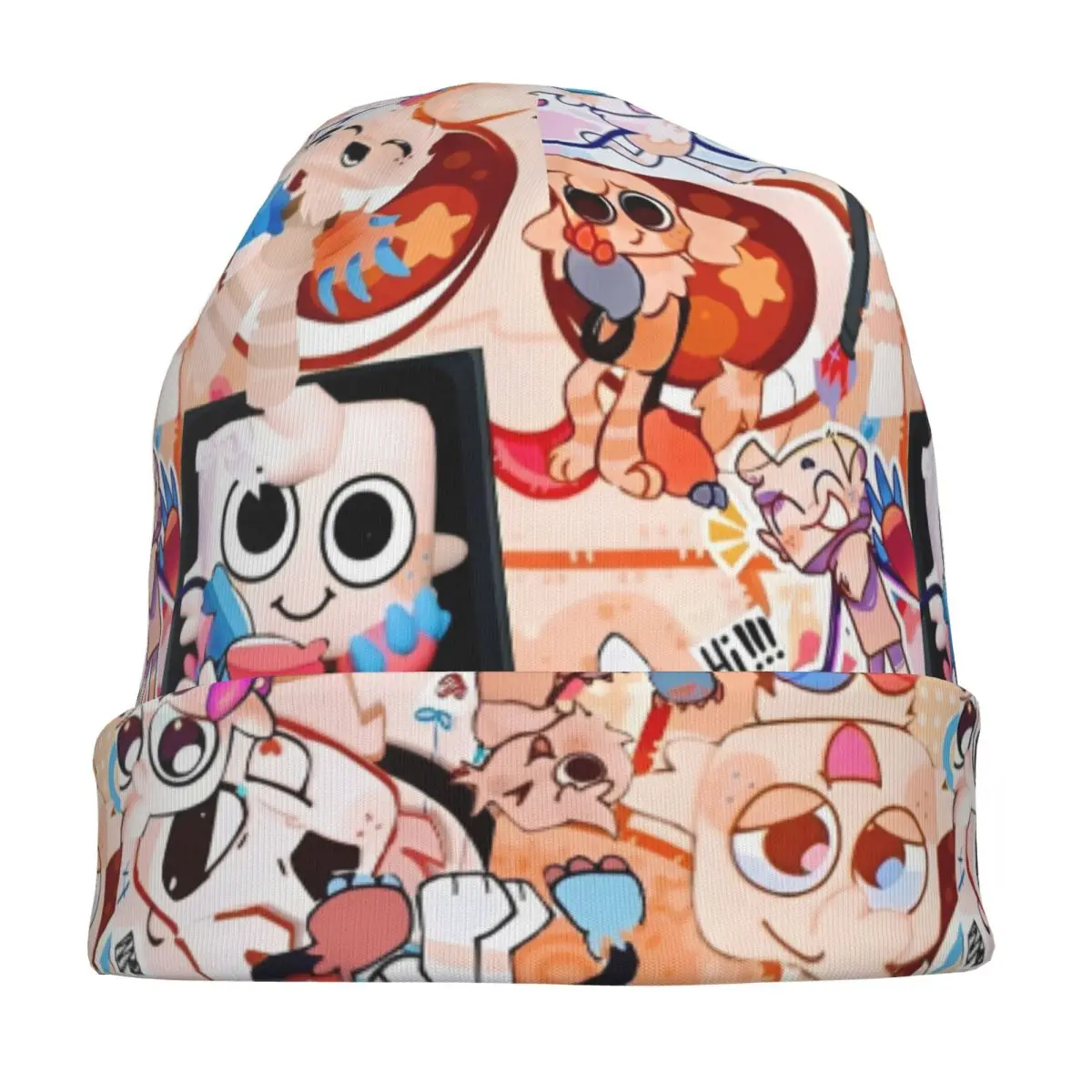 Dandys World Shelly Caps Catoon عارضة الكبار في الهواء الطلق Skullies Beanies قبعة الربيع الدافئة الحرارية مطاطا بونيه القبعات #3