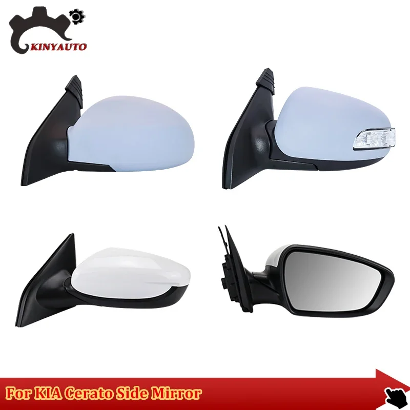 

For KIA Cerato Side External Rearview Rear view Mirror Assembly Assy INCL Lens Turn Signal Light Shell Frame Cover Holder