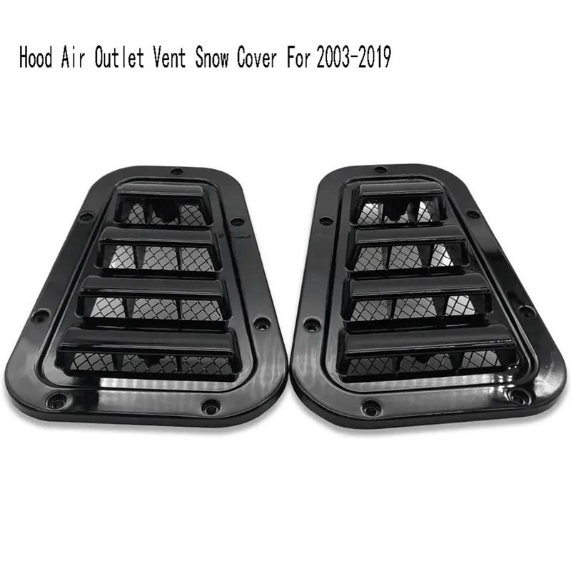 

A95E-Car Bonnet Vents Hood Air Outlet Vent Snow Cover For Land Rover Defender 2003-2019