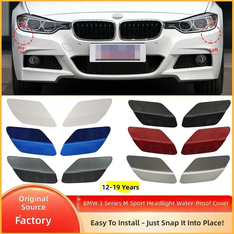 For BMW 3 Series F30 F31 M Sports Front Bumper Headlight Washer Nozzle Cover 51118067969
