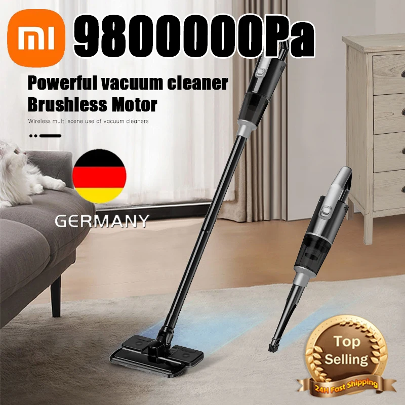 Xiaomi-Aspirador Robô Portátil Sem Fio, 8 em 1, Portátil, Automóvel, Carro, Eletrodoméstico, Original, 9800000Pa