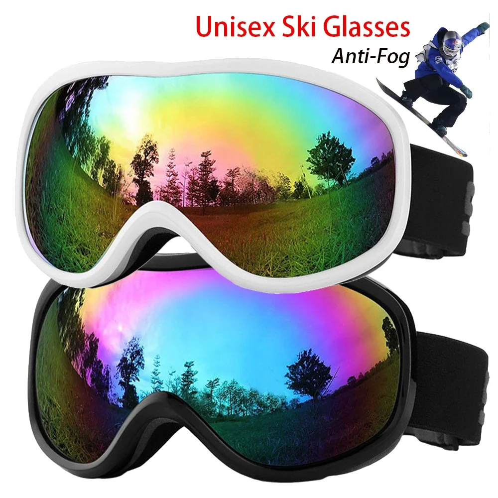 

Ski Goggles with Magnetic Double Layer Polarized Lens Skiing Anti-fog UV Snowboard Goggles Unisex Men Women Ski Glasses Eyewear
