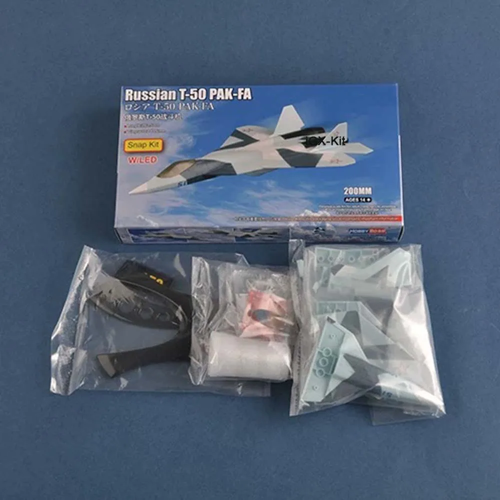 

Trumpeter 81903 Russian T50 T-50 PAK-FA Fighter Plane Aircraft Assembly Handcraft Plastic Assembly Model Building Kit
