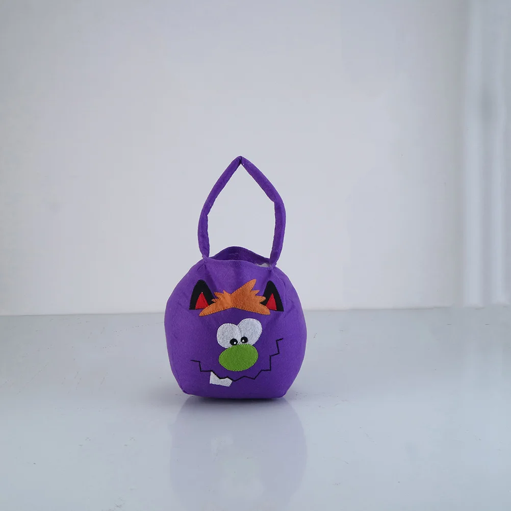 

Halloween Bag Bucket Container Short Baskets Storage Case Party Favor Festival Gift Kids Trick Treat