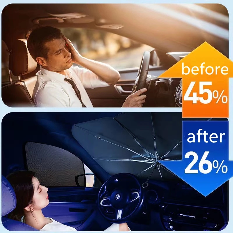 Car Sunshade Umbrella Car Front Window Sunshade Cover For BMW M Emblem E46 E36 E34 F10 E90 F30 E60 F30 E53 E30 E92 E87 - view 5