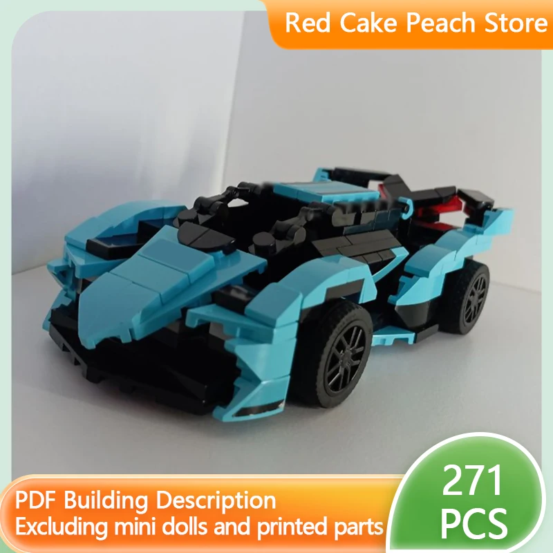 

Speed Racing Car Model MOC Building Bricks GT Concept Car Modular Technology Children Holiday Gifts Assemble Toys Suit