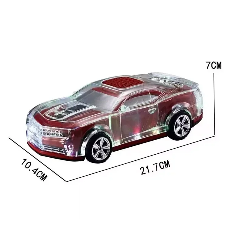 Car Shape Handsfree Wireless Bluetooth Speaker 3W Mini Portable Support FM Radio USB TF Card - Image 6