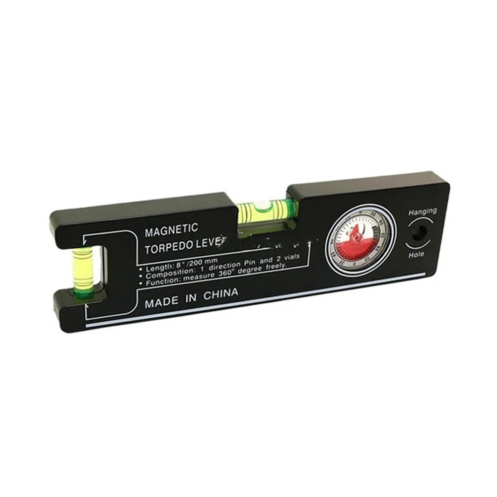 Precision Angle Finder with Bubble Ruler and For Spirit Level for Measuring Inclination and Accurate Alignment