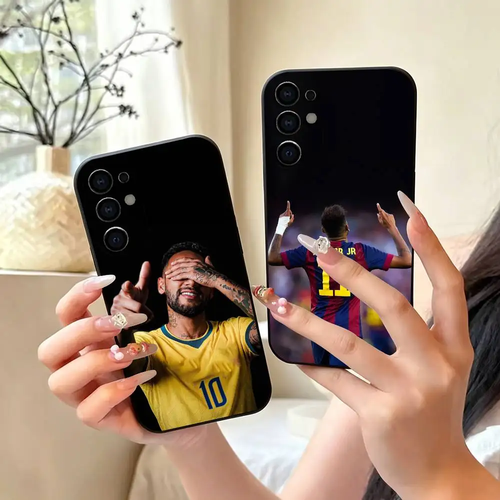Football Sport N-Neymar  gift Phone Case For Samsung S25,S24,S21,S22,S23,S30,Ultra,S20,Plus,Fe,Soft Silicone Black Cover