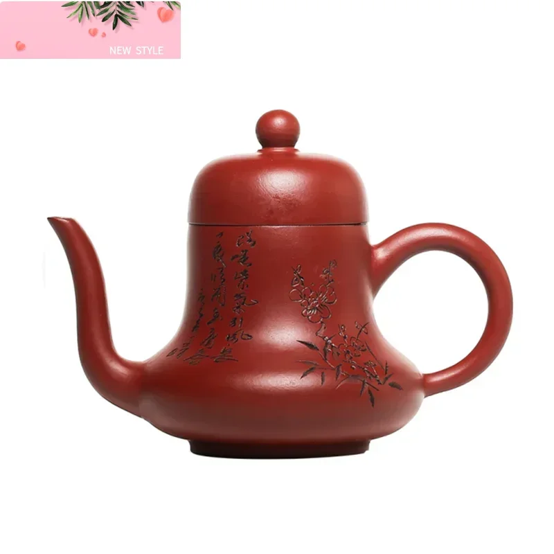 

120ml Yixing Handmade Purple Clay Teapots Raw Ore Dahongpao Home Tea Pot Beauty Kettle Teaware Chinese Zisha Tea Set Accessories