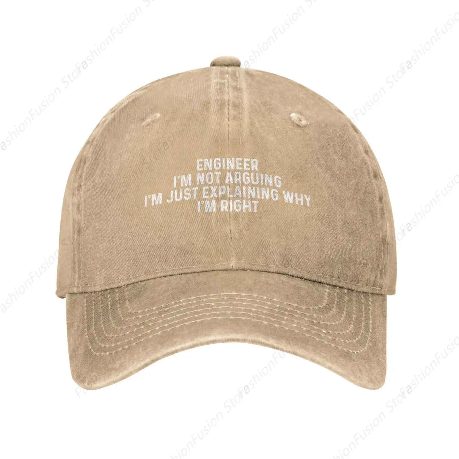 Engineer I'm Not Arguing I'm Just Explaining Why I'm Right Trucker Hat for Women Funny Baseball Hats Funny Gifts for Men Caps