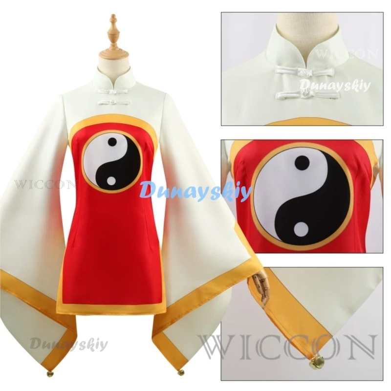 Ri Meirin Shanrensports Cosplay Anime Cardcaptor Sakura Costume Wig Li Mei Ling Cute Girl Combat Suit Halloween Party Set