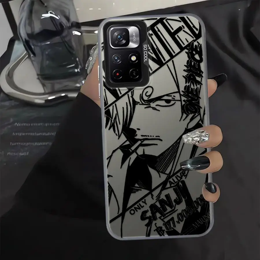 حافظة لهاتف Xiaomi Poco X3 NFC C51 X3 Pro C61 C50 غلاف ناعم قطعة واحدة Ace Roronoa Zoro