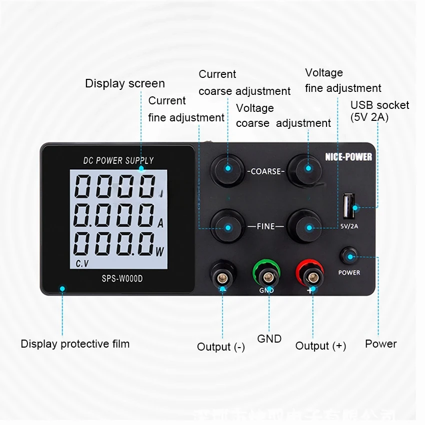 Laboratory DC Power Supply Adjustable 30V 10A Voltage Regulator 220V 110V Current Stabilizer Switching Power Supply 120V 3A 60V