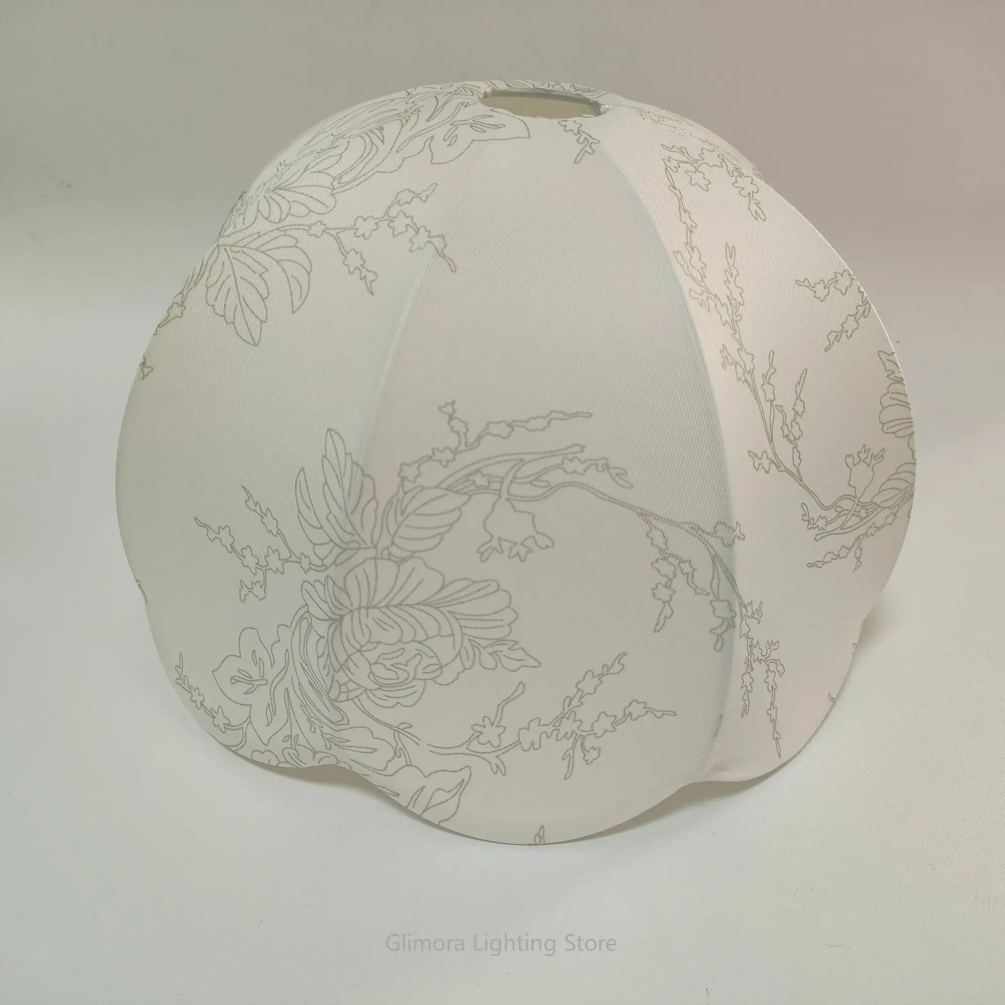 Floral Lampshade for Table Wall Pendant Light, Tea Room Floor Lamp Cover, Printed Shell for Restaurant Home Decor