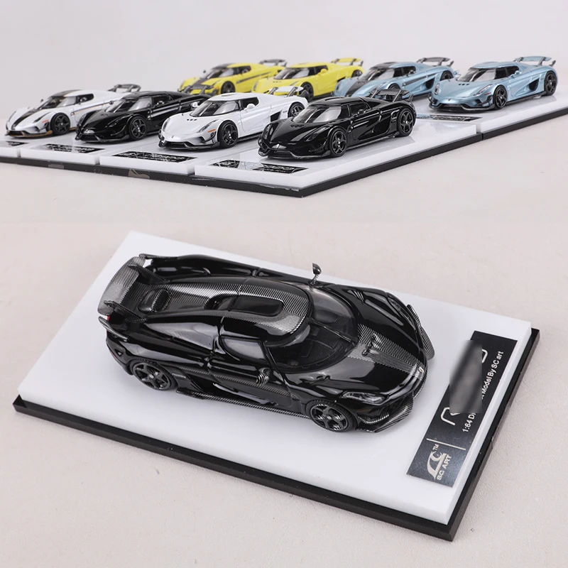 SC ART 1:64 Supercar die-cast alloy simulation car model toy collectible ornament view 2