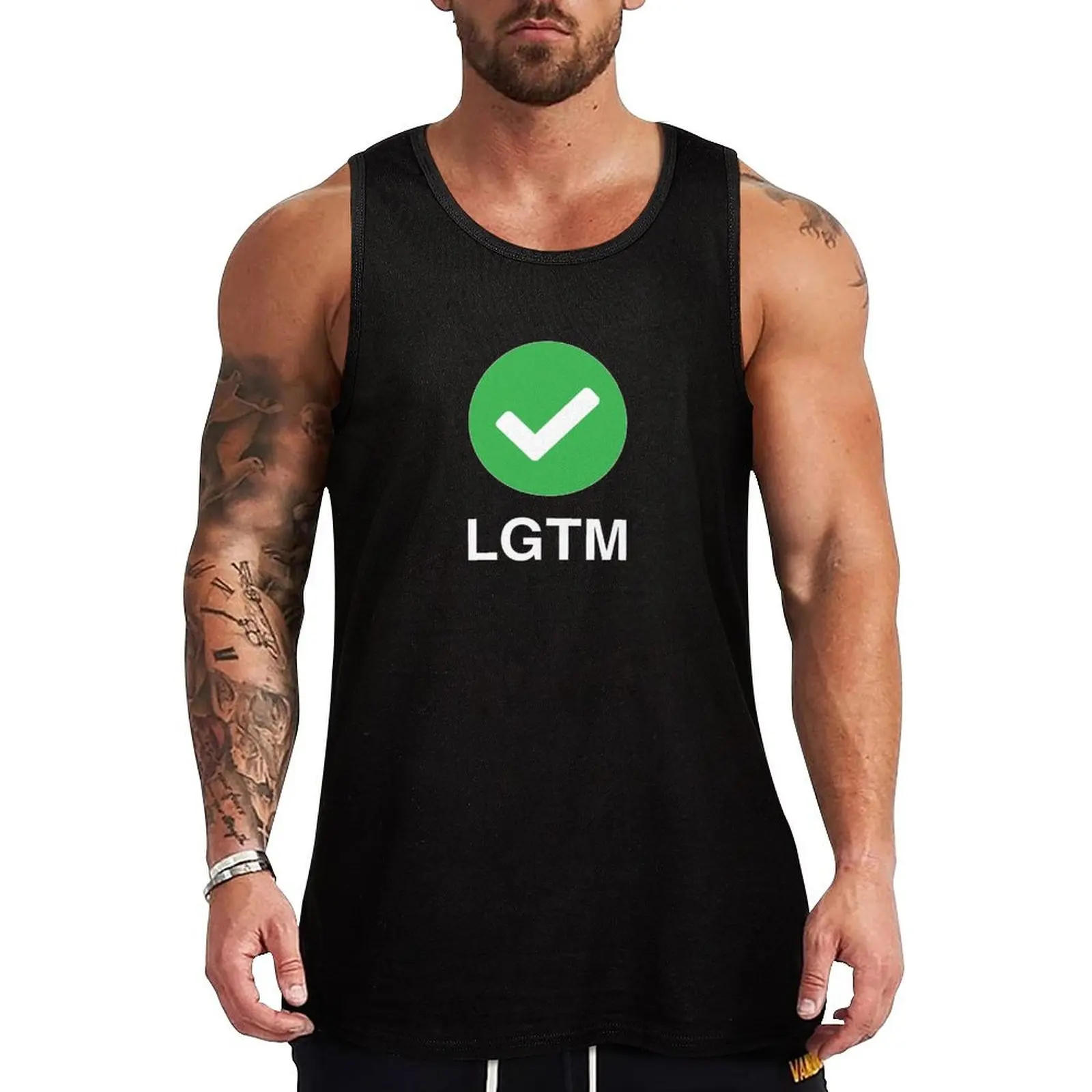 LGTM - Look Good To Me Tank Top men clothes vest men