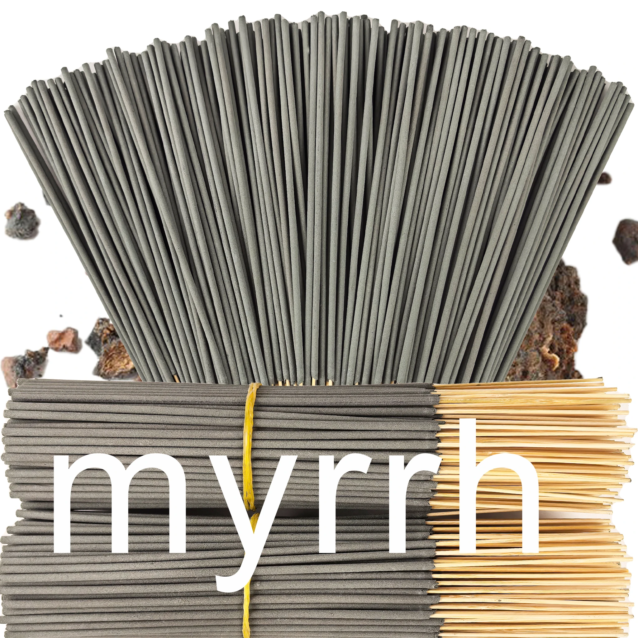 20/50/100/200/403 Stück, handgefertigte, hochwertige Myrrhen-Räucherstäbchen – künstliches Holz, das Rauchgeruch neutralisiert, die Luft reinigt und einen langanhaltenden Duft verleiht. Geeignet für den Einsatz zu Hause, beim Camping, im Garten, am Pool und bei Outdoor-Aktivitäten – zur Luftreinigung und zur Entspannung, als Dekoration für Feiertage (Halloween/Weihnachten/Ostern/Thanksgiving). – Detail 2